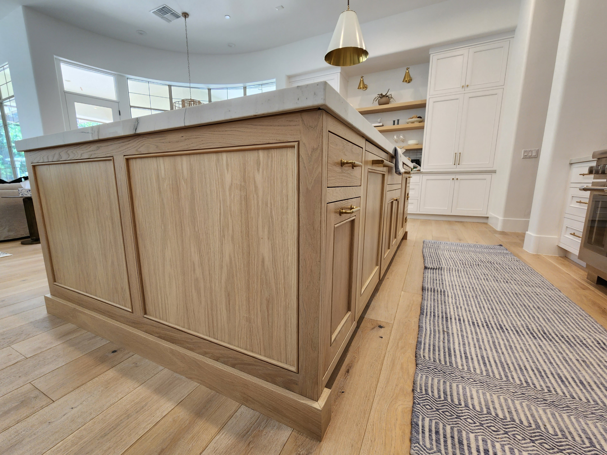 Custom kitchen island by Westgate Woodworks
