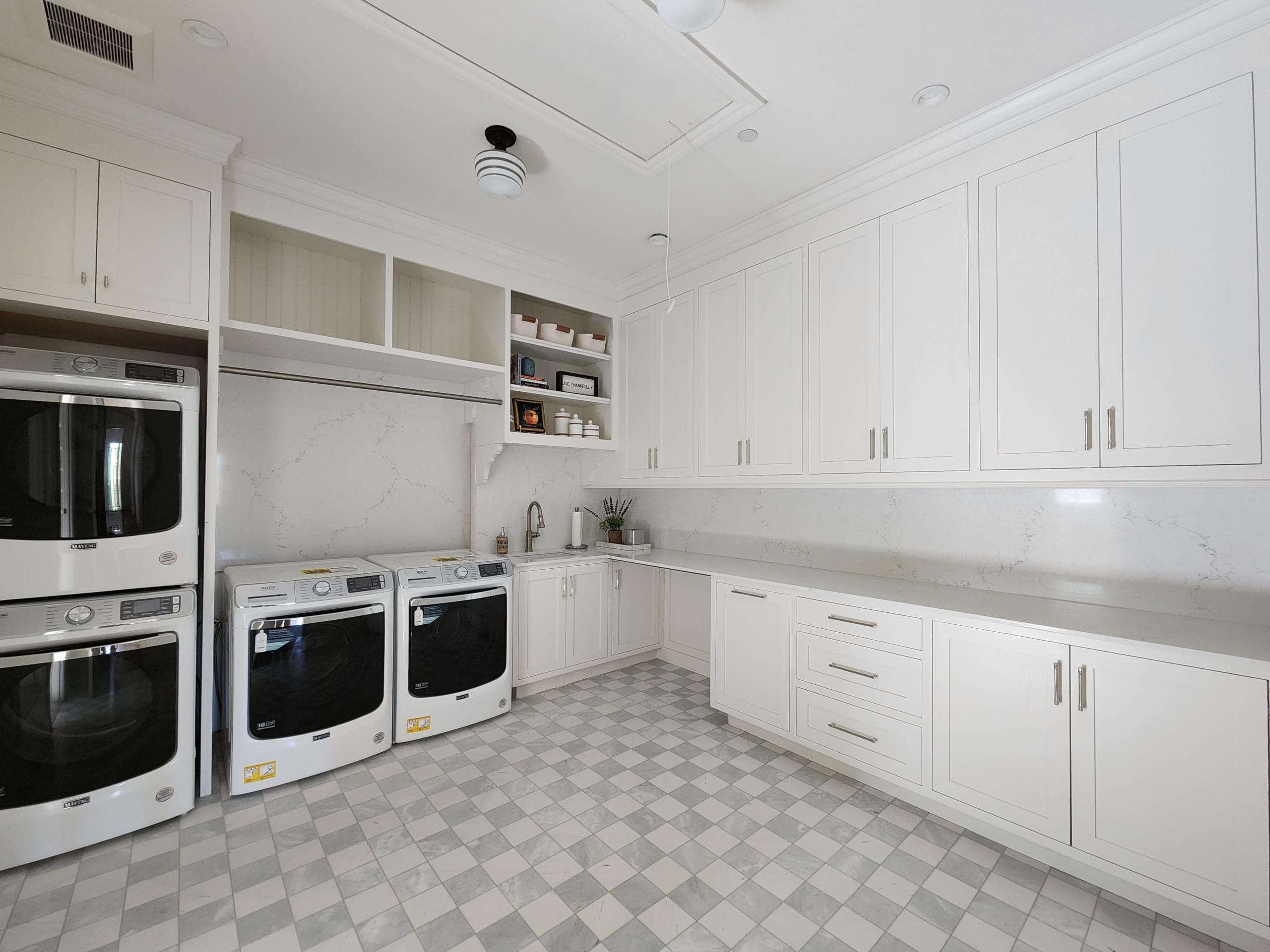 Custom laundry room cabinetry — Westgate Woodworks
