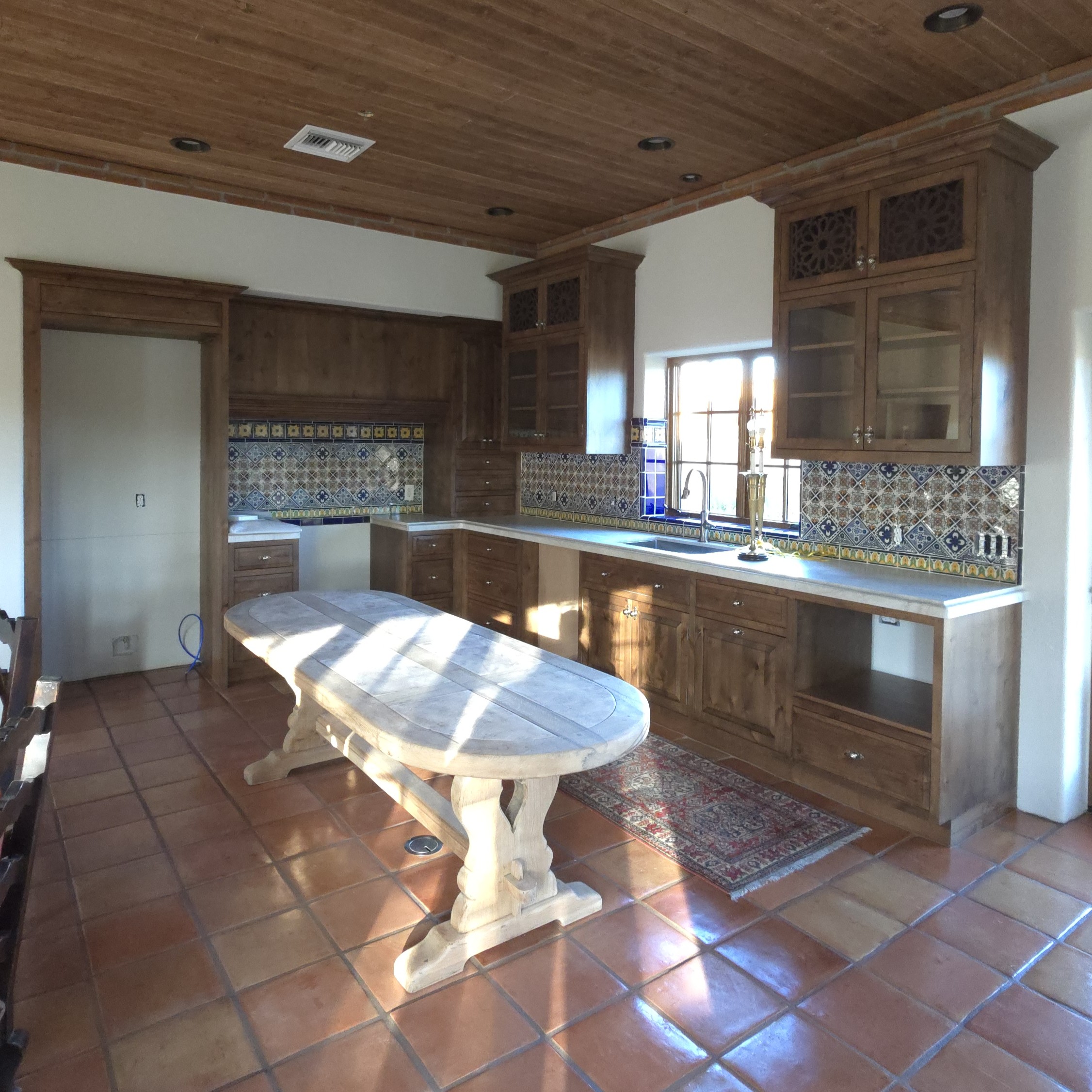 Rustic kitchen cabinetry detail — Westgate Woodworks