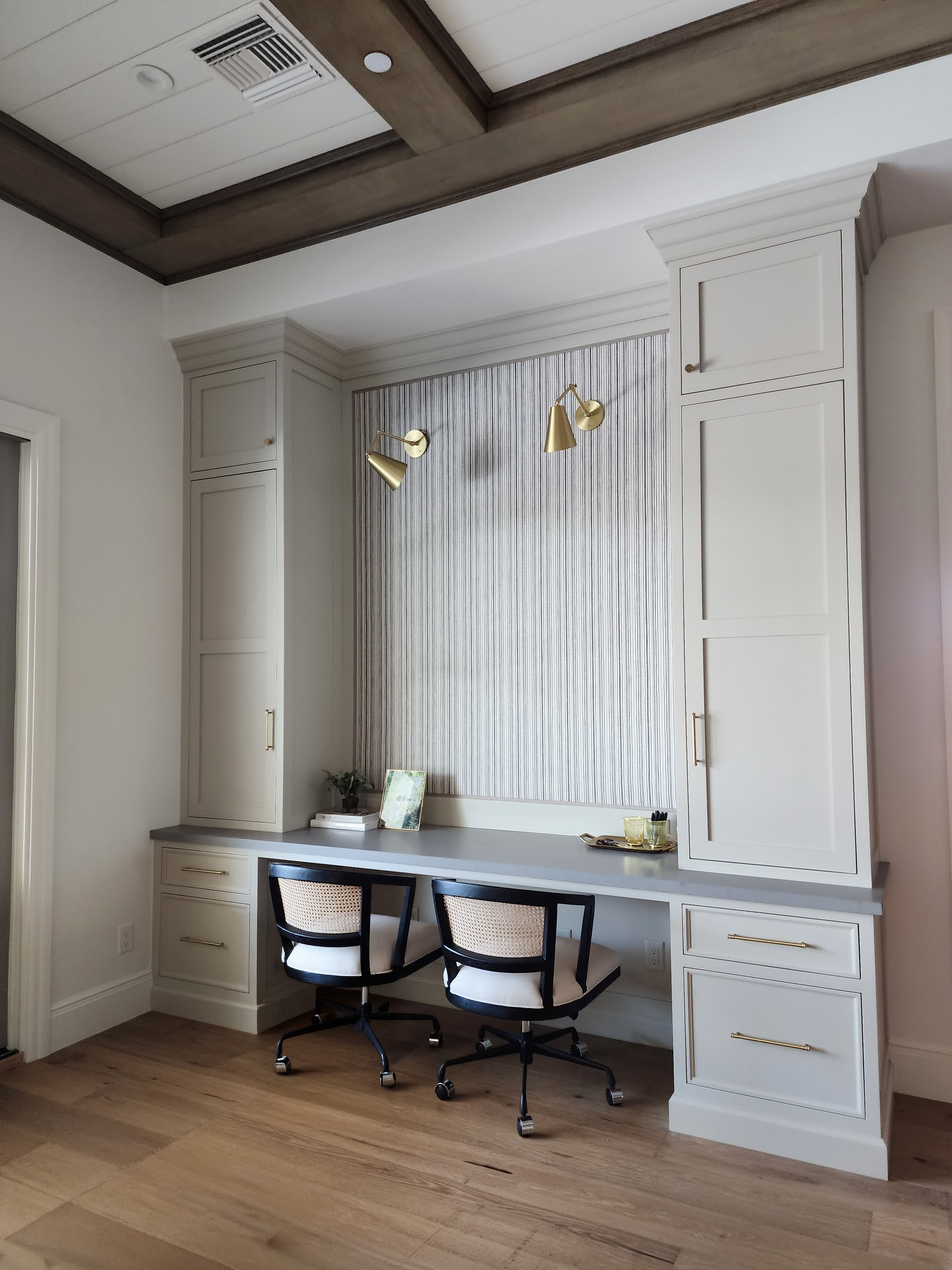 Custom desk cabinetry — Westgate Woodworks