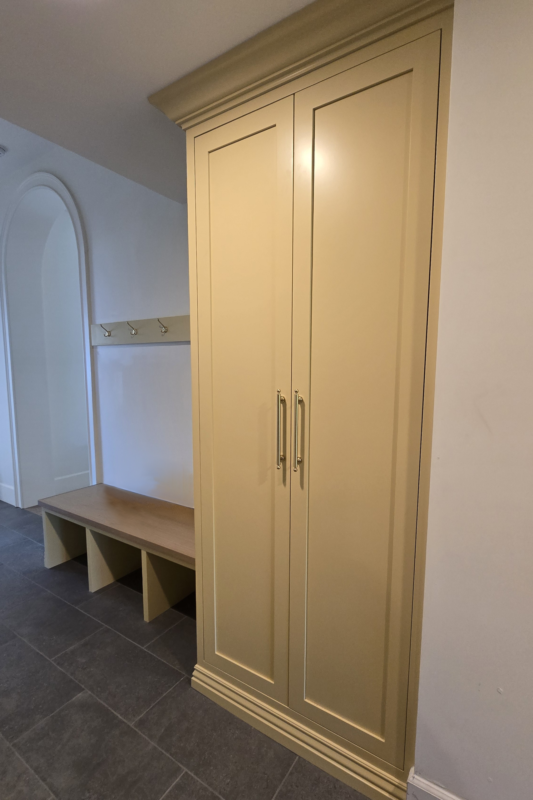 Custom mud room cabinetry — Westgate Woodworks